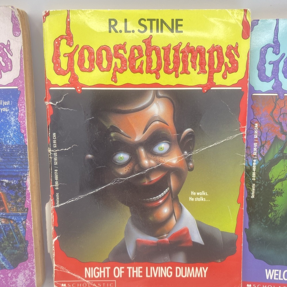1992 First Printing Goosebumps R.L. Stine Lot Of 3 Dead House, Dummy,Nightmare - Picture 3 of 16